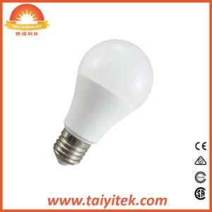 Plastic+Aluminum E27 9W LED Home Bulb Light with 85-265V