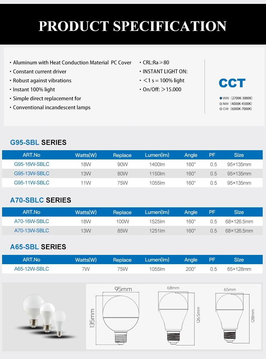 A70 LED Bulb