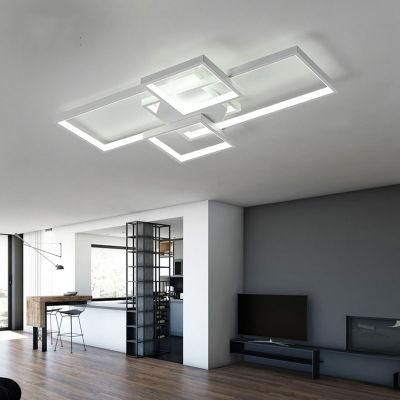 Villa Aluminum Acrylic Modern Lights for Living Room Black Nordic 2021 Lighting Fixtures