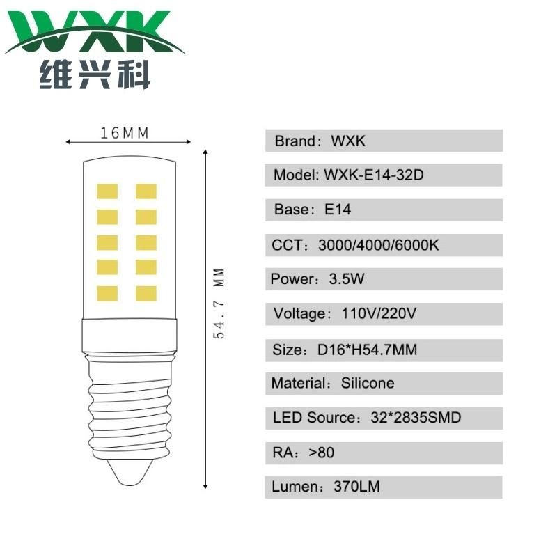 No-Flicker E14 G9 LED Bulbs 3.5W LED Bulb Equivalent to 35W Halogen Lamp, 360lm, AC220-240V, G4 G9 Capsule Lamps for Crystal Ceiling Lights