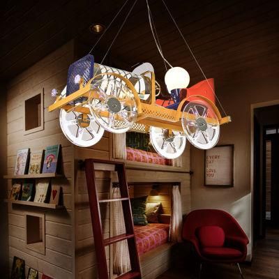 2022 New Color Locomotive Modern Ceiling Lamp Room Bedroom Nursery LED Lights for Children