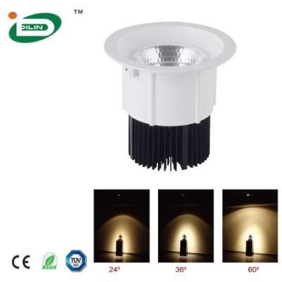AC85-265V Recessed Ceiling Spot for Kitchen Bathroom LED COB Down Lights