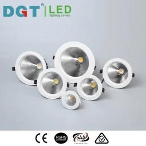 4inch 17W 2700K/3000K/4000K/5000K Dimmable LED COB Indoor Fixed Downlight