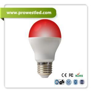 6W Aluminum Wrapped by Plastic RGBW Controlling LED Bulb