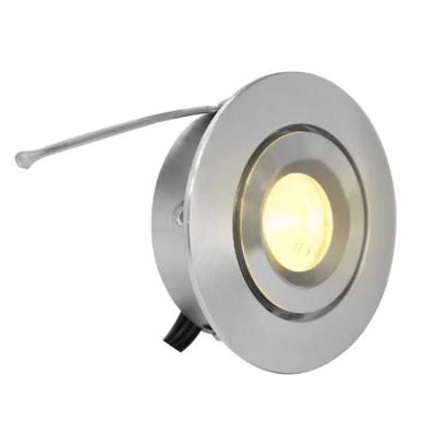 High Lumen High CRI Aluminium Anodized 1W LED Cabinet Light