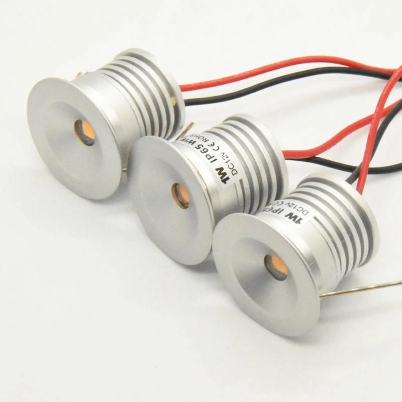 25mm IP65 Garden 1W 12V Mini LED Spot Light for Stair Lighting