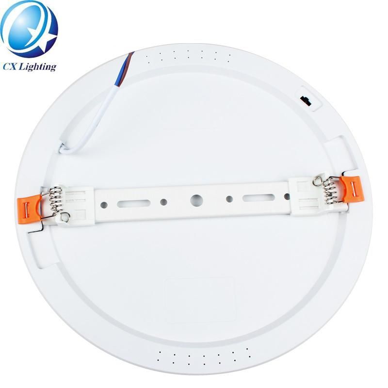 Free Opening Hole Size Frameless Recessed Round Panel Light