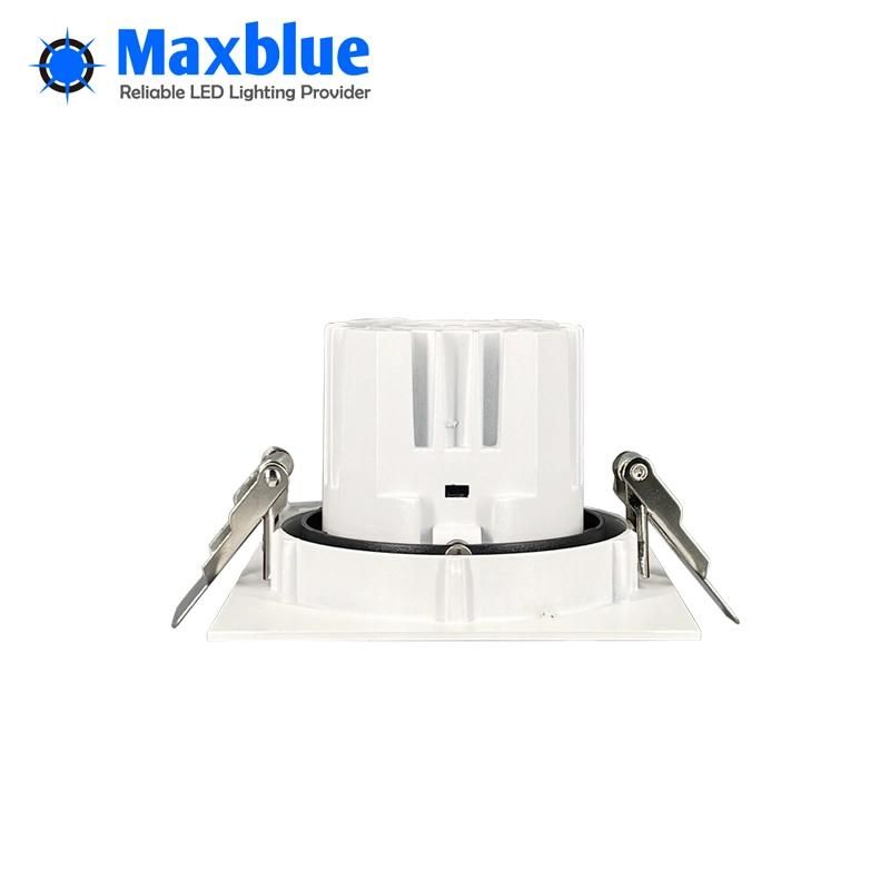Hot Sale High Quality Adjustable Square Gimbal LED Spotlight Downlight