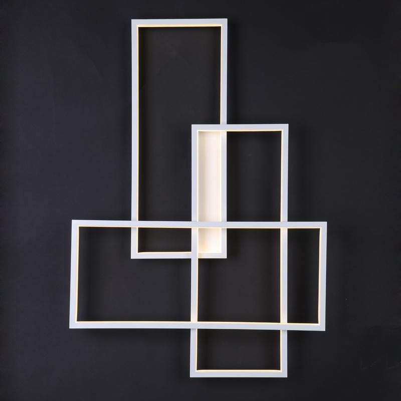 Hot Sale Modern Lighting Design Squares Villa Luxury Decoration Ceiling LED Wall Lamp