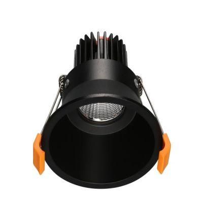 Black LED Downlight MR16/GU10 Frame Plus COB Source LED Downlight
