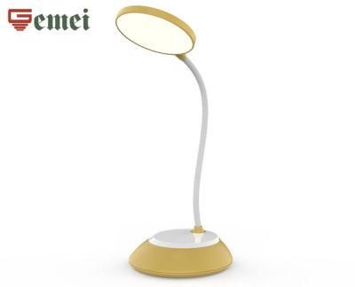 Multi-Color Selection, Color Ring, Touch, Easy to Learn and Work, Practical Table Lamp USB 1.2m 6W
