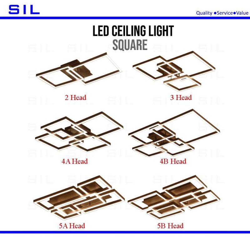 Hot Sales Modern LED Ceiling Lights New Acrylic Contemporary Chandeliers Lighting Ceiling Modern LED 24W LED Ceiling Lamp for Home Living Bedroom