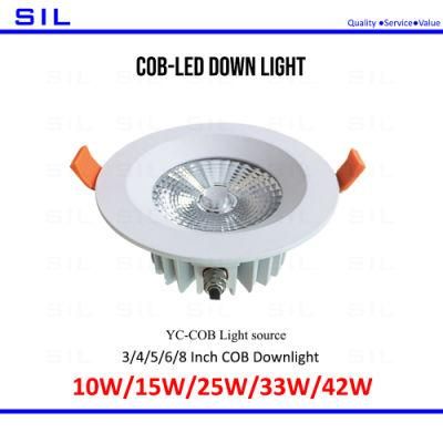IP65 Waterproof LED Recessed Downlight CE TUV RoHS Certification 10watt LED Down Light