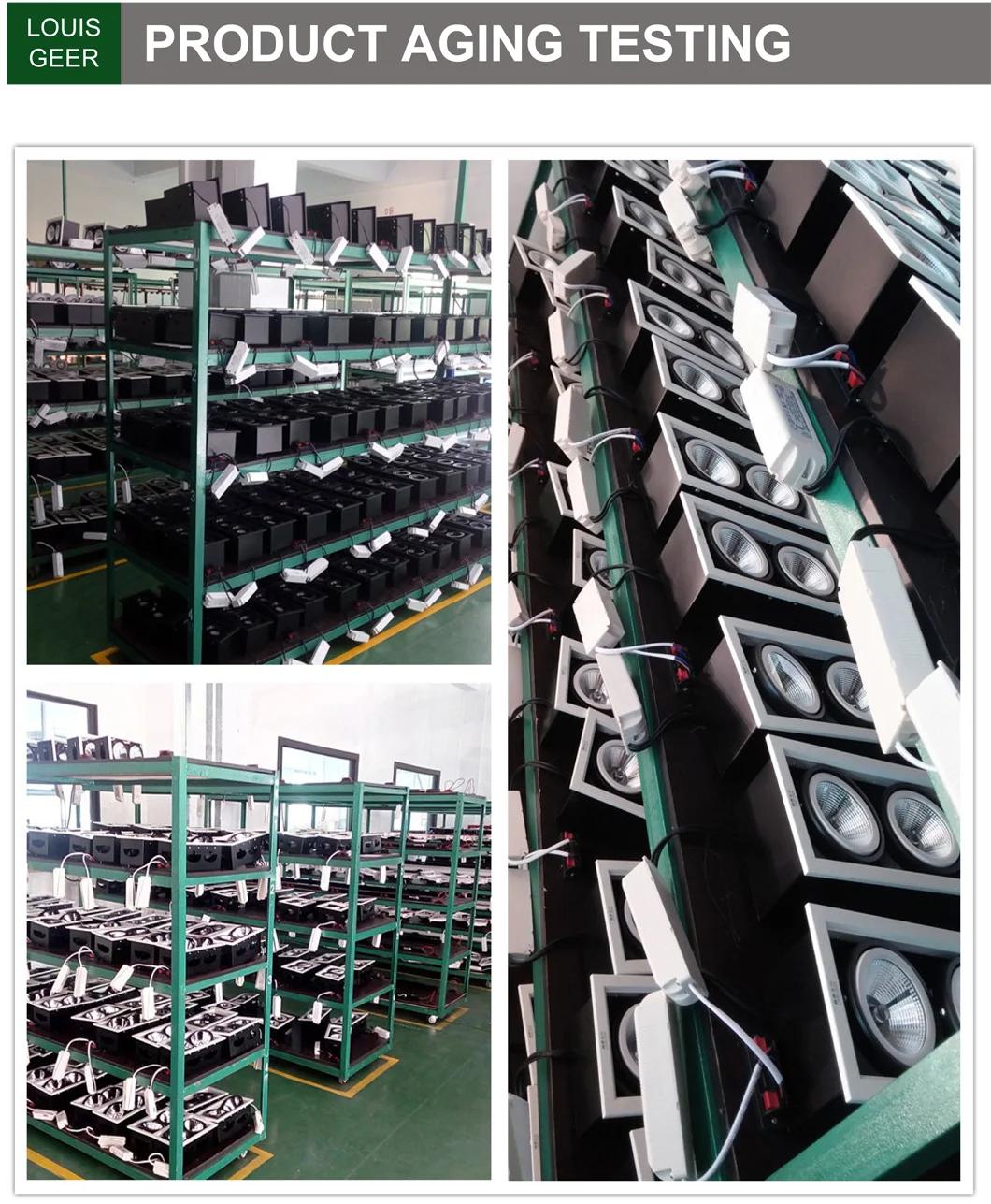 Factory Direct Supply Energy Saving Commercial Lighting 15W Ce RoHS COB LED Grille Light