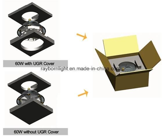 Ce IP65 Cold Storage LED UFO High Bay Light with Anti-Glare Cover