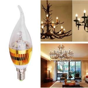 3W E14 LED Candelabra Lignt in Warm White