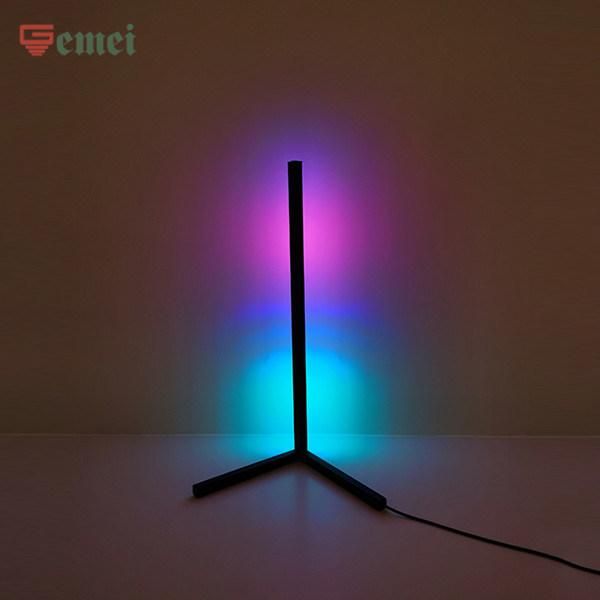 LED Hotel Bedside Light Is a Multi-Color Warm Light Triangle Table Lamp