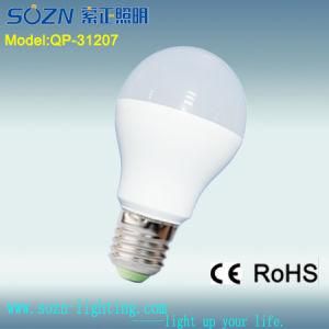 7W LED Lighting Bulb with Plastic and Aluminum