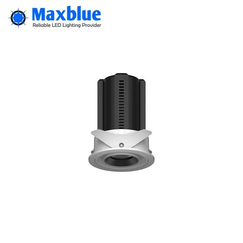 Ultra Anti-Glare Smart Dimmable Downlight Recessed Ceiling Spotlight COB LED Downlight for Hotel, Home, Restaurant