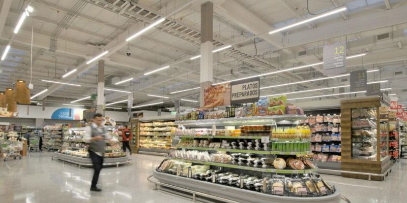2020 Supermarket LED Linear Pendent Light with 150lm/W