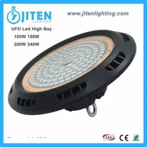 UFO Industrial Lighting 100W LED High Bay Light for Warehouse Factory High Power LED Street Flood Canopy Garden Wall Hanging Lamp