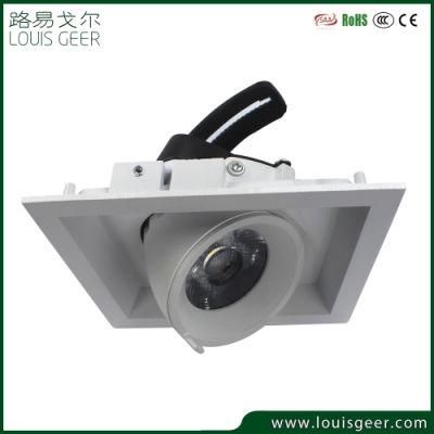 Modern Design Surface Mounted Rotating Hotel Apartment Villa Spot Moving Light 12W LED Spotlight for Indoors