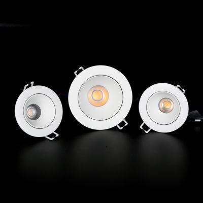 7W Factory Price High Quality Adjustable COB LED Downlight Spotlight for Wholesale and Hotel Residential Commercial Enigneering Project