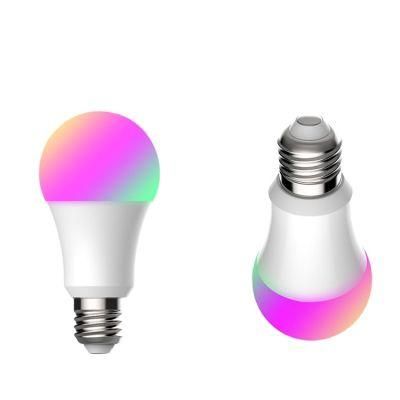 Smart Home Digital Dimmable RGBW Light WiFi+BLE LED Bulb with Alexa/Google Home Tuya Smart Life