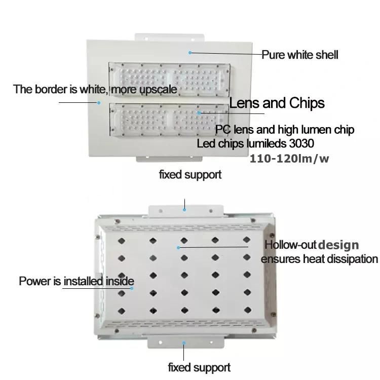 Security Lighting SMD3030 High Brightness Lamp Beads 150W Canopy Reflector LED Lighting