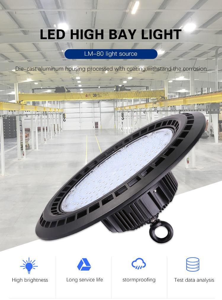 LED High Bay Light 50W100W150W200W Warehouse Lighting Lamp Manufacturer