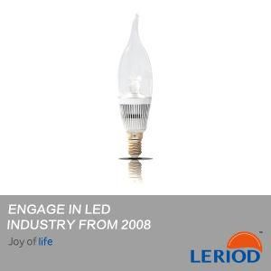 Hot Sale Warm White LED Candle Bulb Light 3W E14 (LD36-DGZ(1*1W))