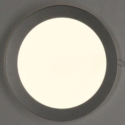 DC12/24 V Round Puck Light Slim Mini Indoor Cabinet Light LED Panel Light for Furniture