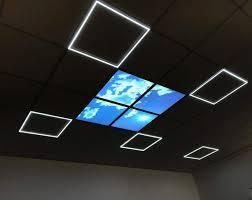 Sky 2D 3D 600*600mm 600*1200mm 40W 60W Ultra Slim LED Panel Lamp with Customer Design Picture