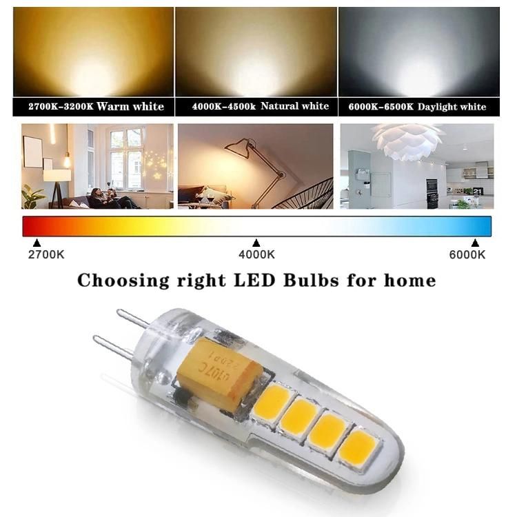 Chandelier Application AC12V Bi Pins G4 LED Light