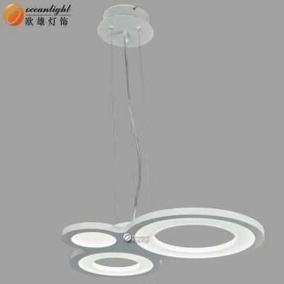 Dimmable LED Pendant Circle Light Om66146-3b