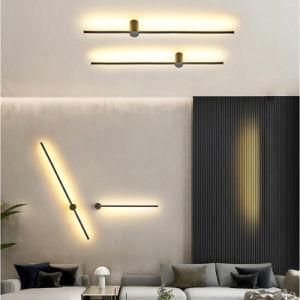 Modern LED Long Strip Wall Sconce Light Fixtures Bedroom Bedside Mirror Lights Indoor Lighting G