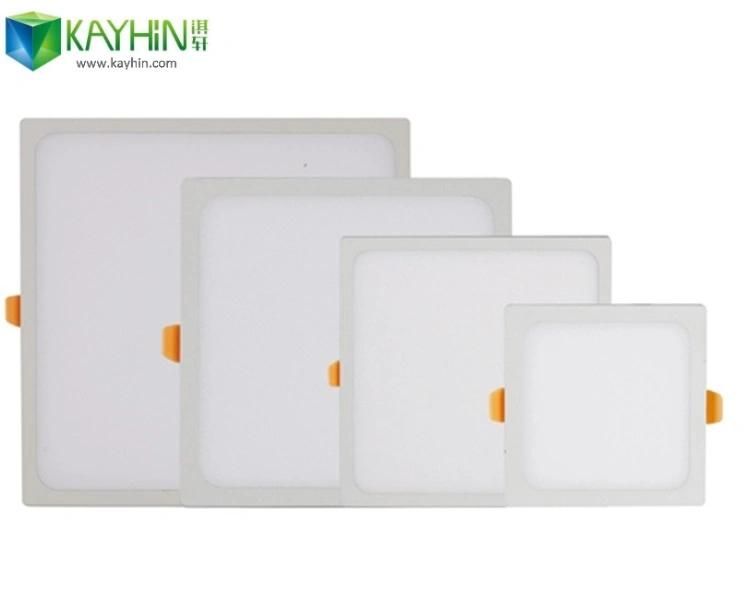Factory Price Wholesale Down Frameless Round Square Recessed 6W 9W 12W 15W 18W 24W 30W SKD Dimmable Nature Warm Cool White Indoor LED 12W Recessed Panel Light