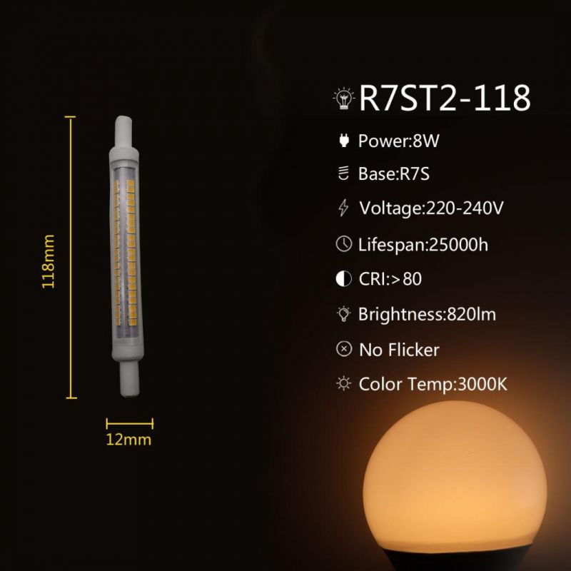 R7s Base LED Lamp 8W High Quality Energy Saving Light Indoor Lighting 84qty SMD2835