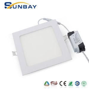 Ultra Slim Thin Embedded Square Ceiling Light LED Panel 6W 12W 24W