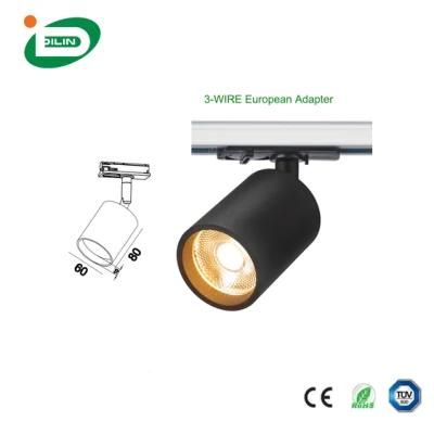 5year Warranty Cylinder Aluminum LED Track Lights Adjustable 60mm Mini COB Ceiling Lamps