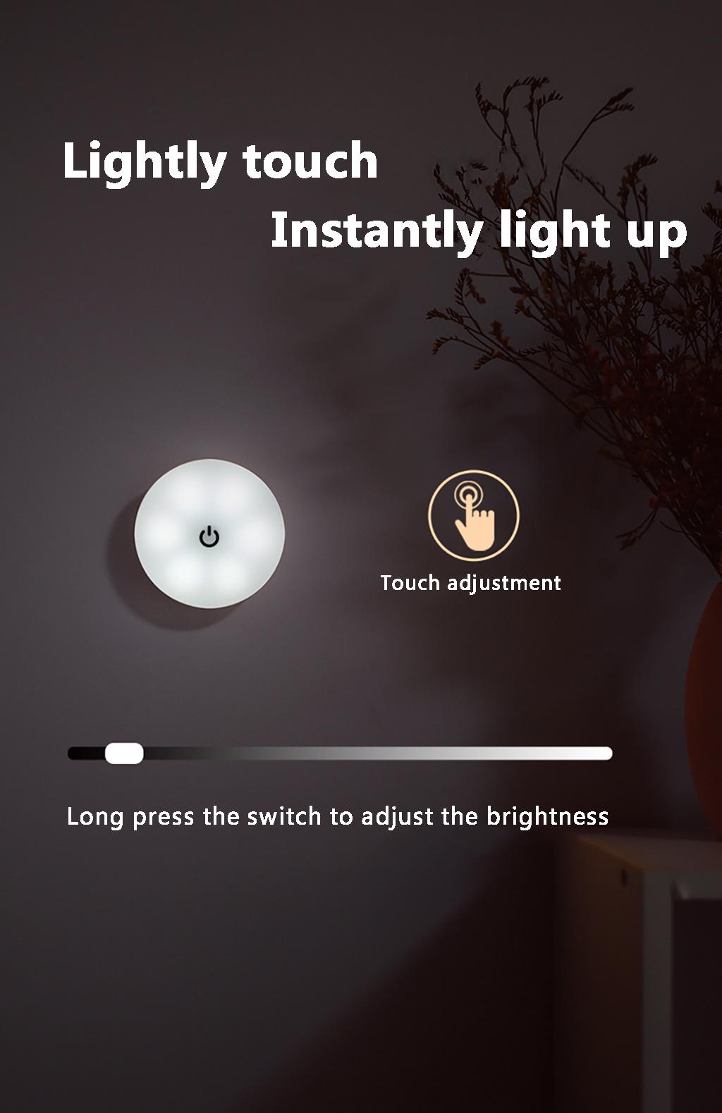 Stepless Dimming USB Charging Touch Light Night Light