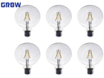 G80 8W New Energy Saving Decorative Filament LED Global Bulb Lighting