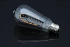 St64 Flexible Filament LED Light Bulb with E27 Screw Base