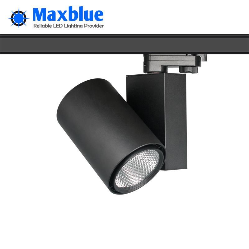 40W 4 Wire 3phase CREE/Citizen COB LED Track Light