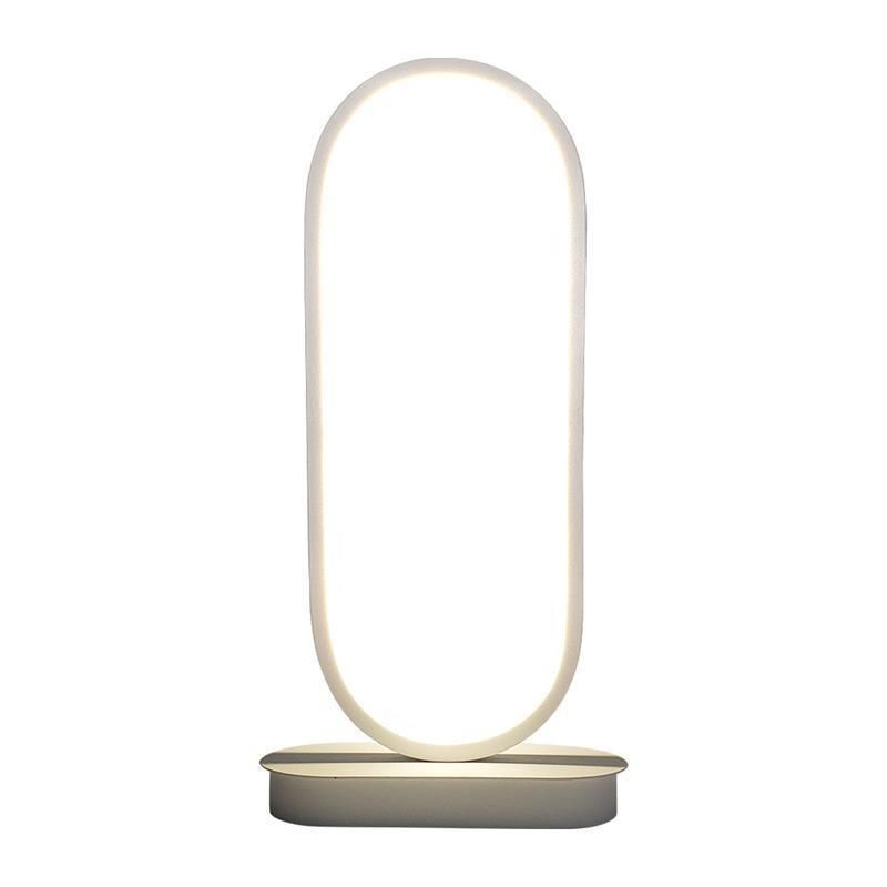 Indoor Simple Nordic Bar Bedroom Bedside Lamp Oval Table Lamp LED