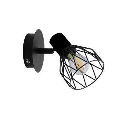 Metal Iron E14 Bulb Hanging Light Modern Wall Sconce Lamp LED Decorative Wall Light Track Lighting