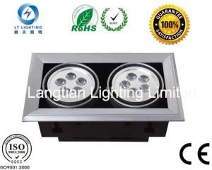 10W Double LED Grille Lamp for Hall&Mall