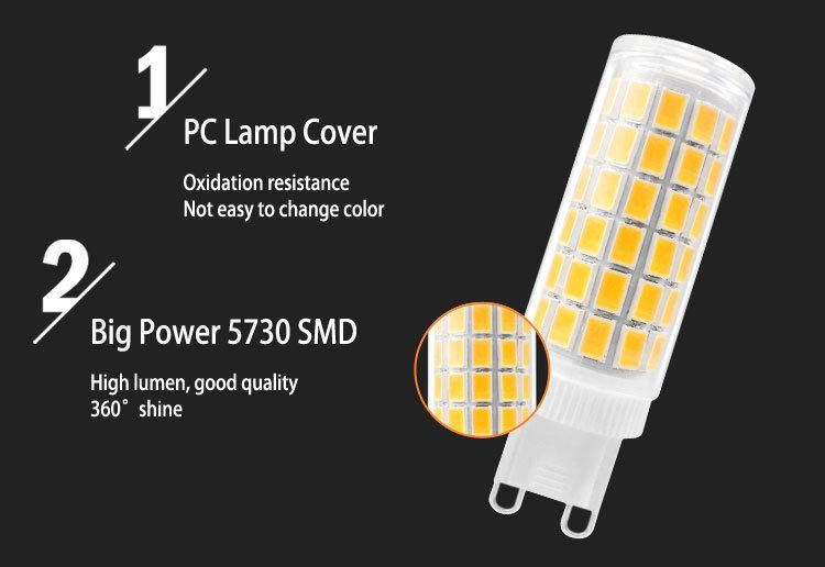 No Flicker 700 Lumens G9 LED 6W Bulb Capsule Lamp