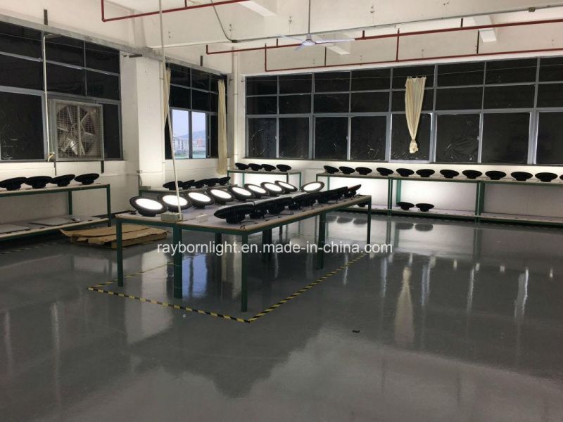 100-200W 0-10V Dimmable UFO Showroom LED Highbay Light with Bracket