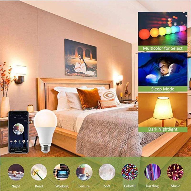 WiFi RGB Bulb Smart Home Light E27